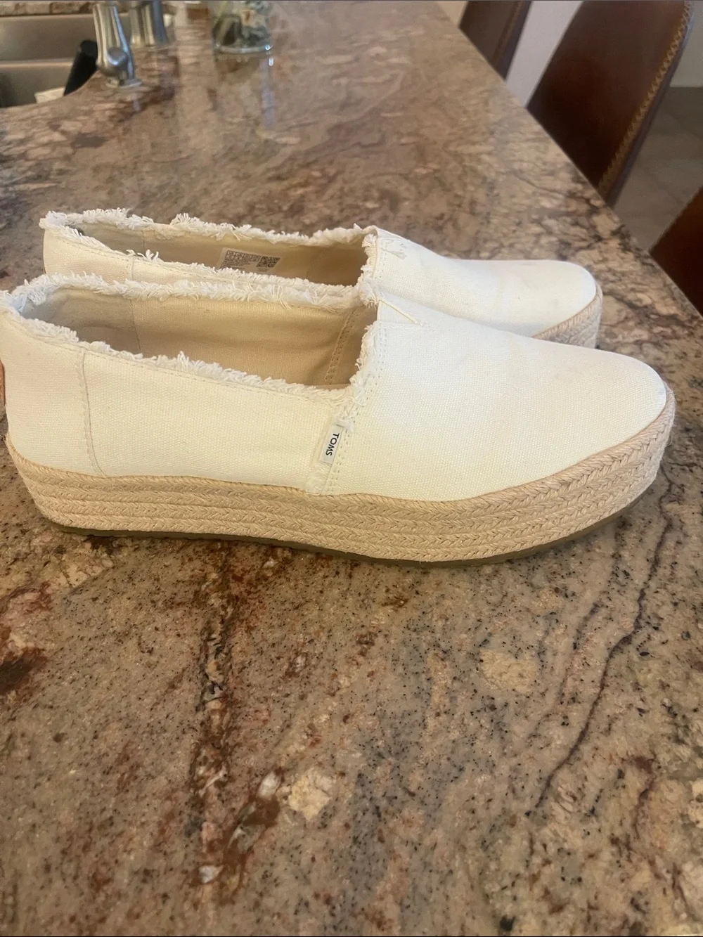 TOMS Valencia Platform Espadrille Flats S:11